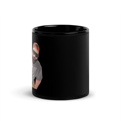 Big Spence Black Glossy Mug