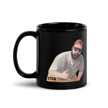 Big Spence Black Glossy Mug