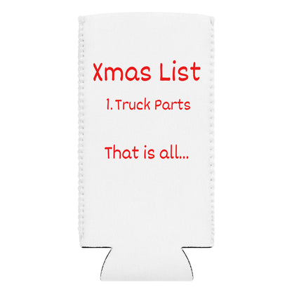 Xmas List Can Cooler