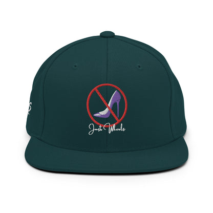 No Heels Just Wheels Snapback Hat