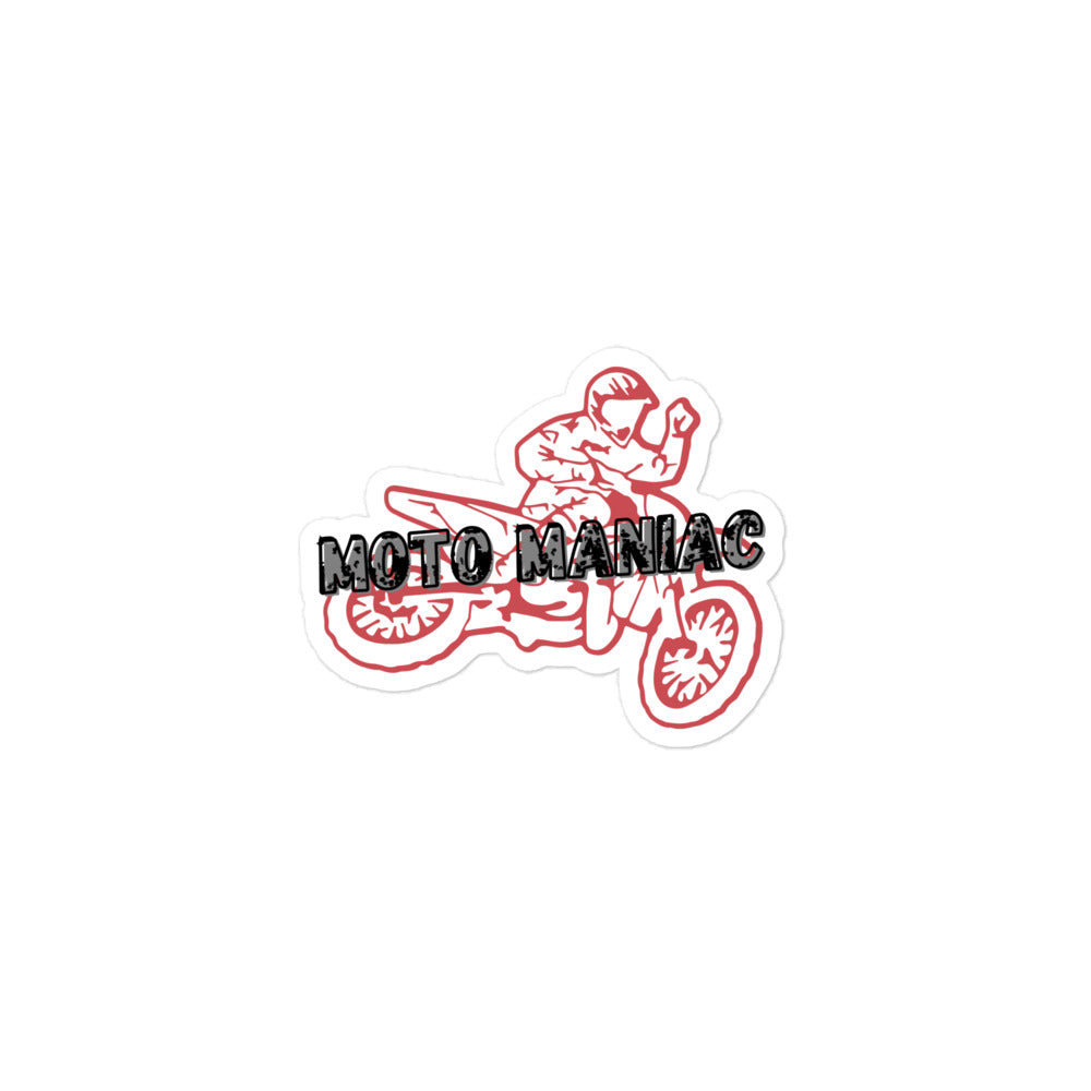 Moto Maniac Kiss-Cut Stickers