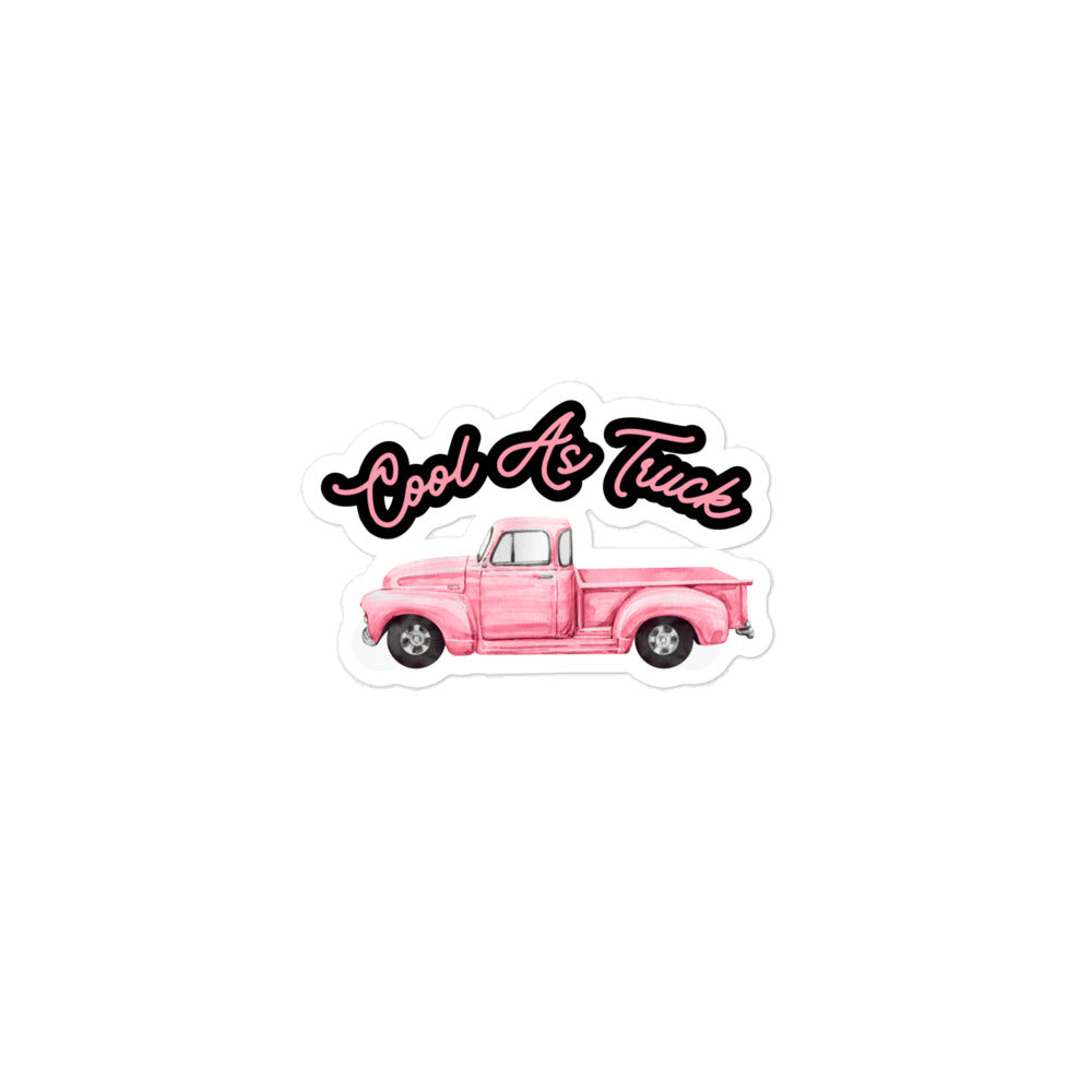 Cool As Truck Kiss-Cut Stickers