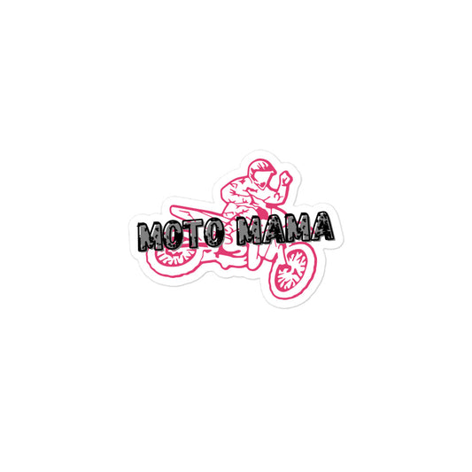 Moto Mama Kiss-Cut Stickers