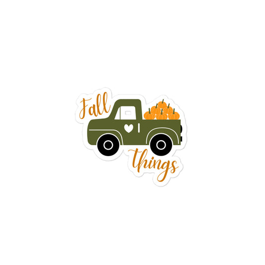 Fall Things Kiss-Cut Stickers