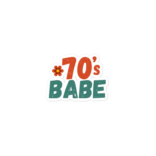 70's Babe Kiss-Cut Stickers