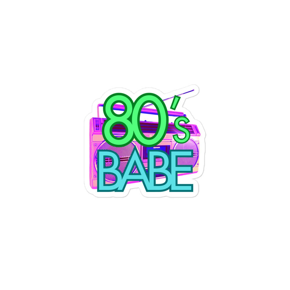 80's Babe Kiss-Cut Stickers