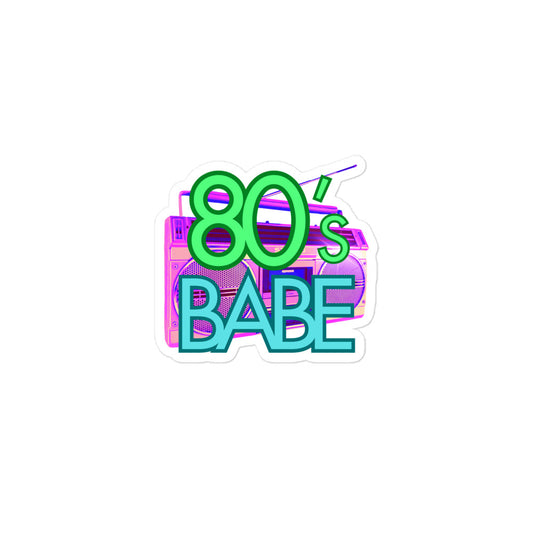 80's Babe Kiss-Cut Stickers