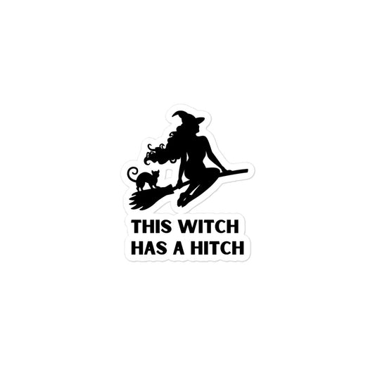 This Witch Has A Hitch Kiss-Cut Stickers