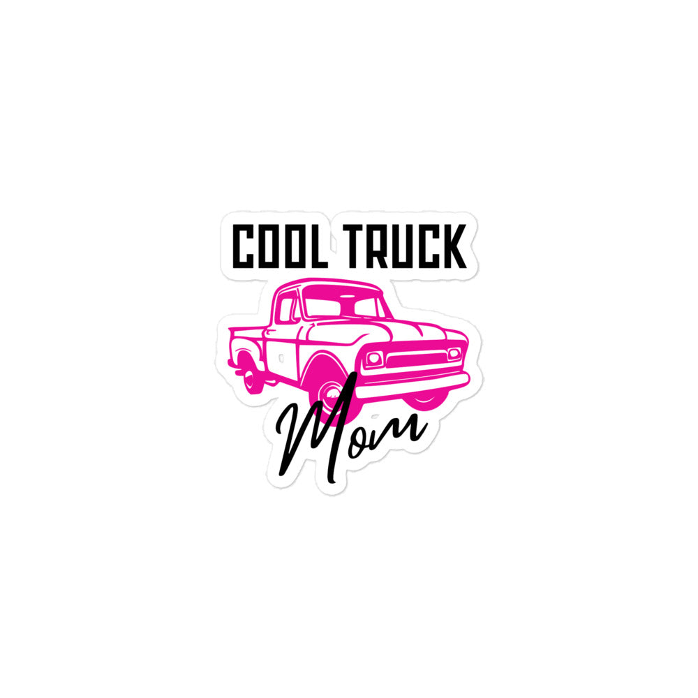 Cool Truck Mom Kiss-cut Stickers