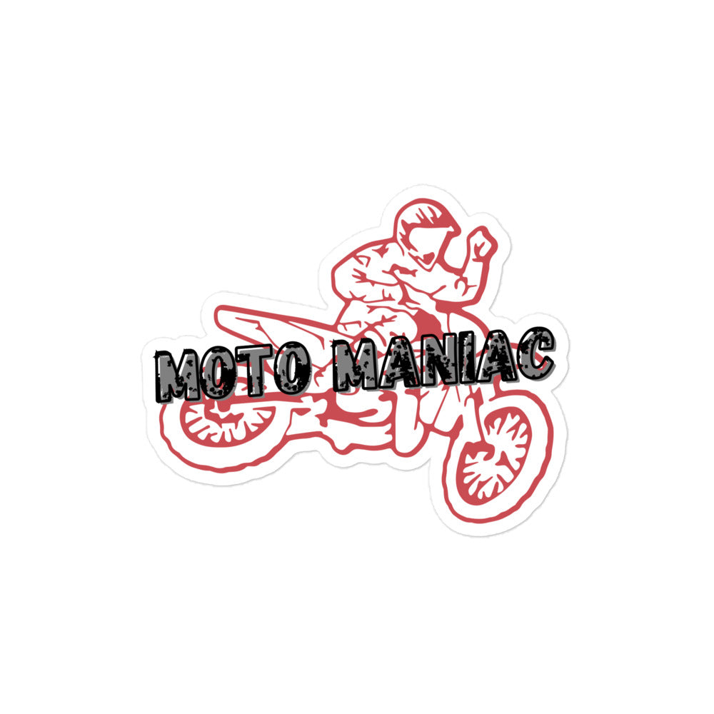 Moto Maniac Kiss-Cut Stickers