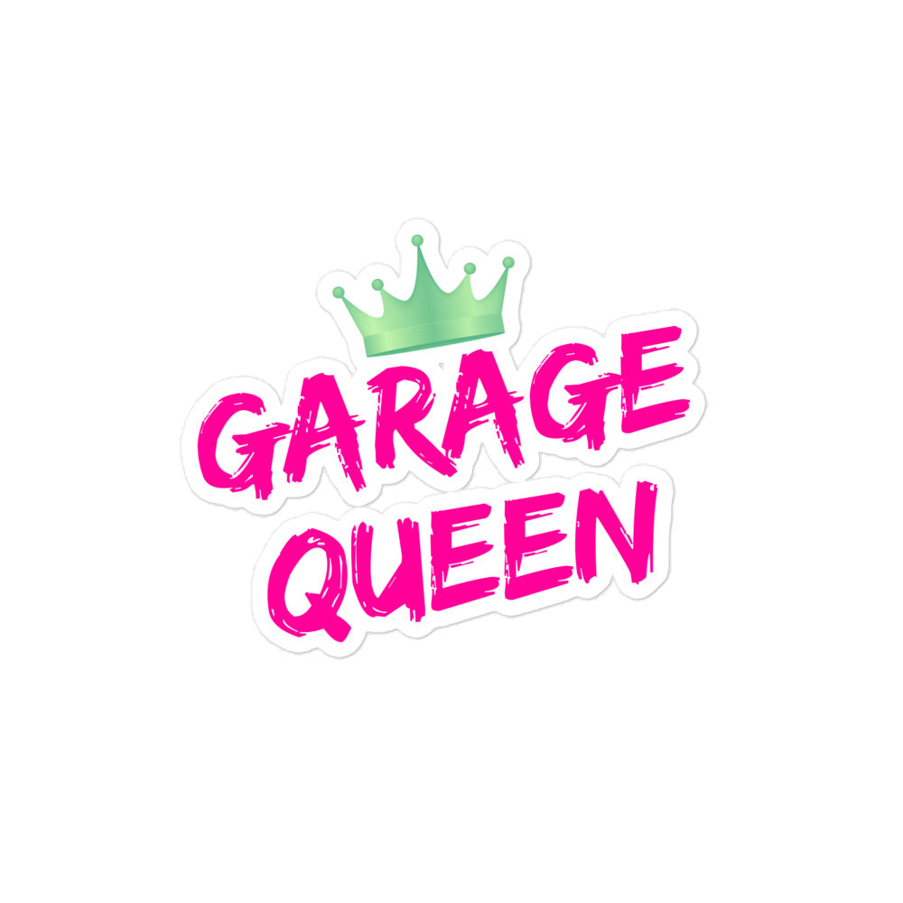 Garage Queen Kiss-Cut Stickers