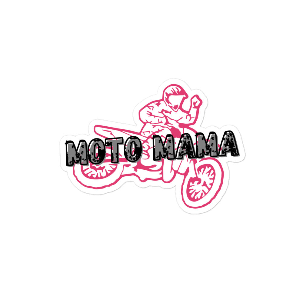 Moto Mama Kiss-Cut Stickers