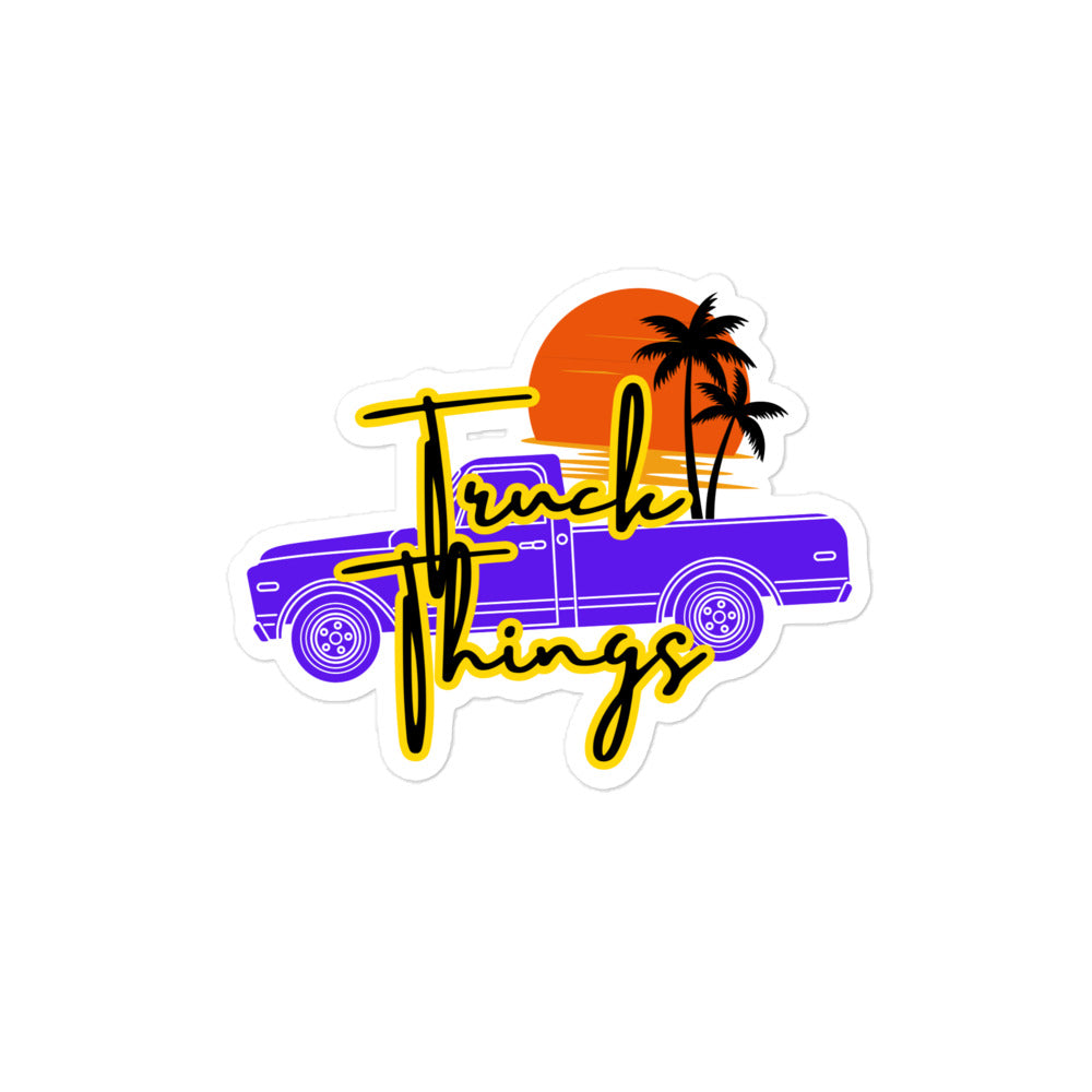 Truck Things Kiss-Cut Stickers