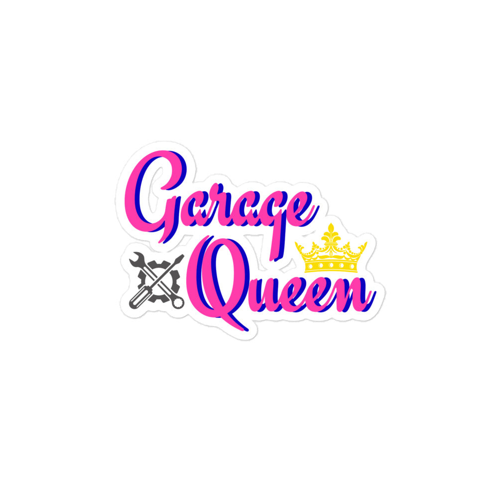 Garage Queen Kiss-Cut Stickers