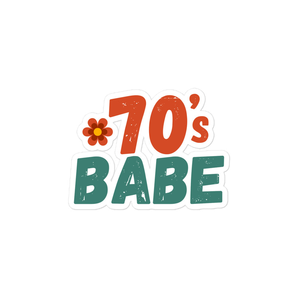 70's Babe Kiss-Cut Stickers