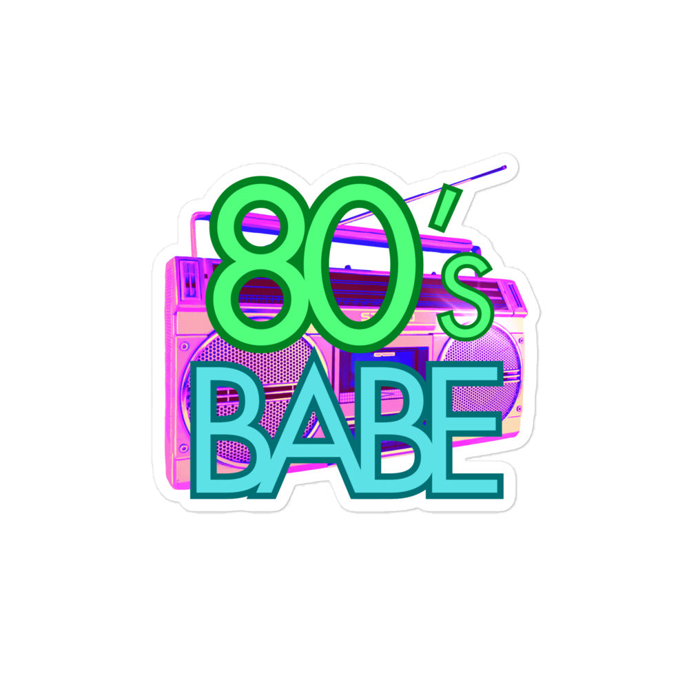 80's Babe Kiss-Cut Stickers