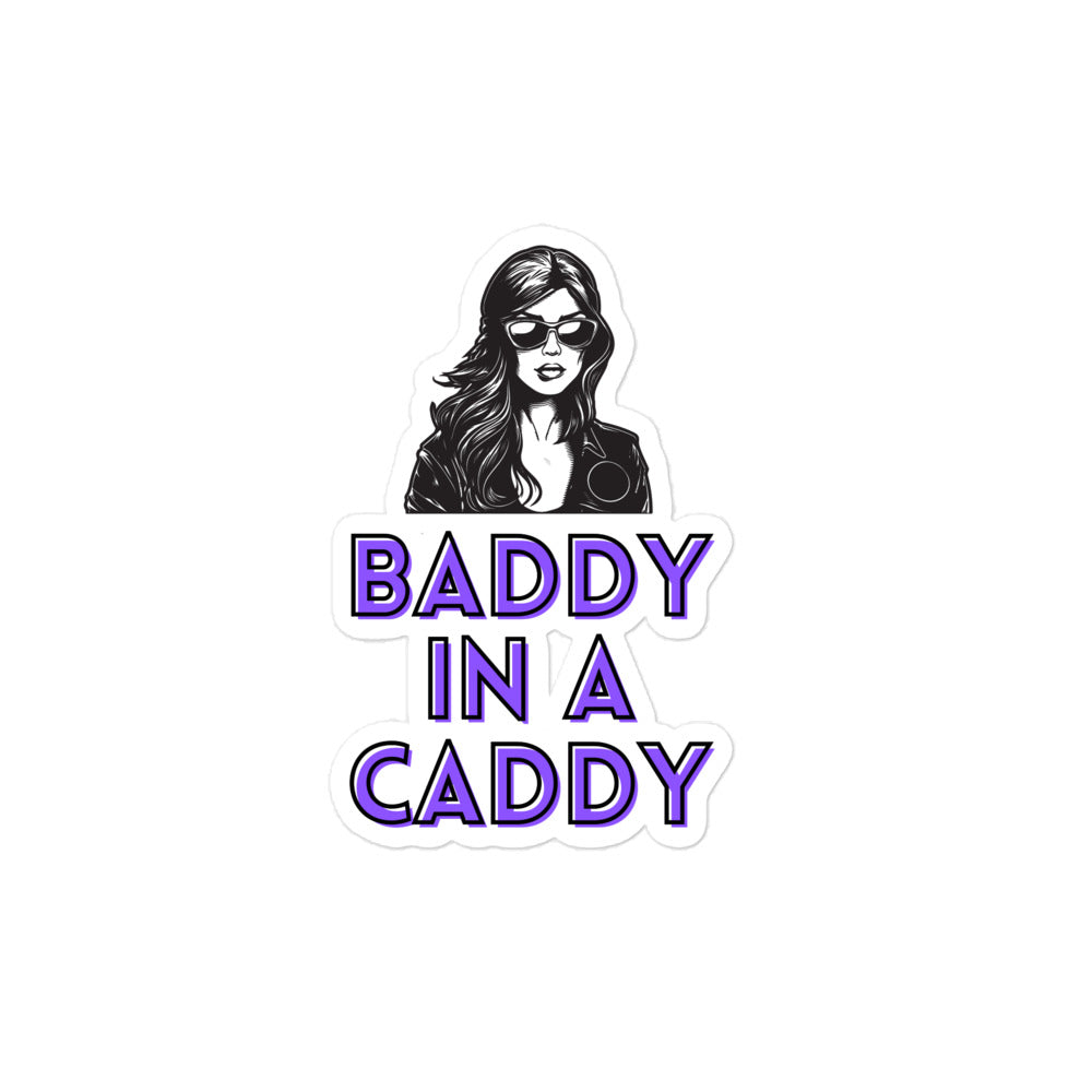 Baddy In A Caddy Kiss-Cut Stickers