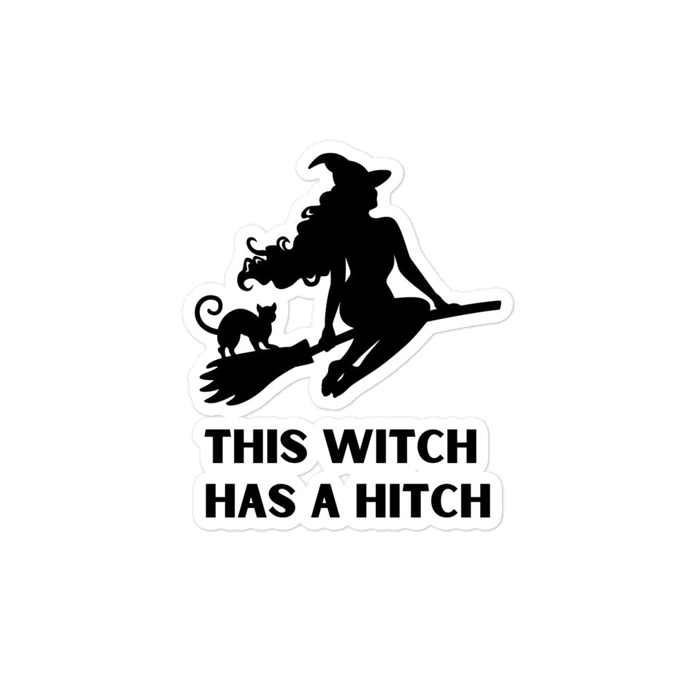 This Witch Has A Hitch Kiss-Cut Stickers