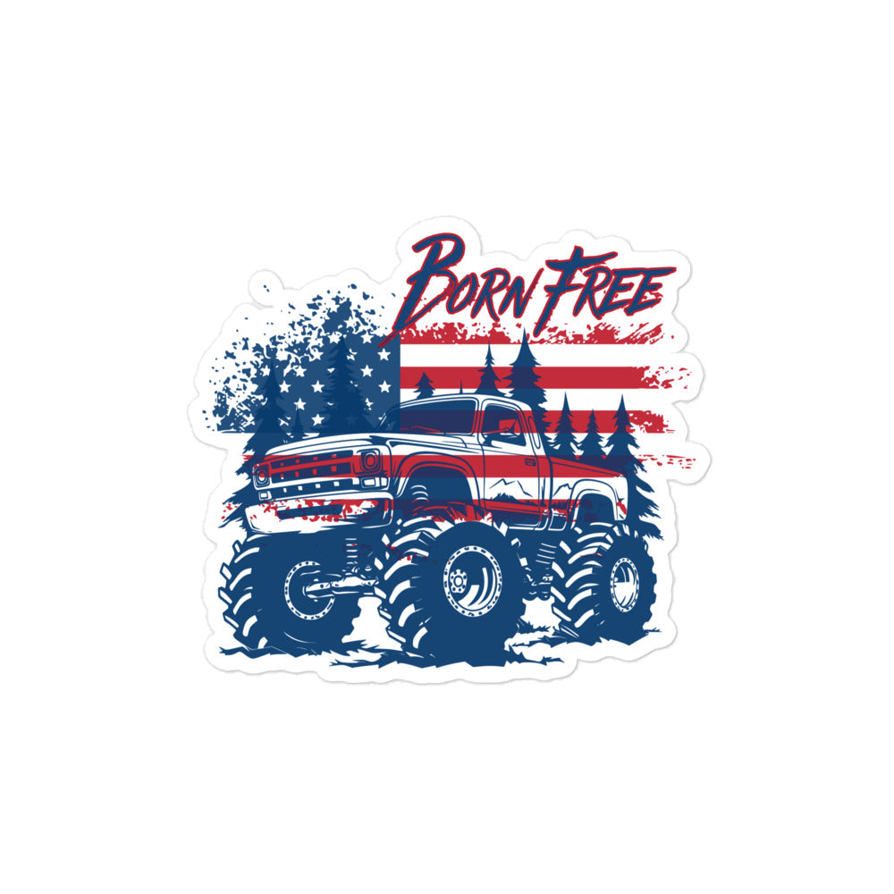 Born Free Kiss-cut Stickers