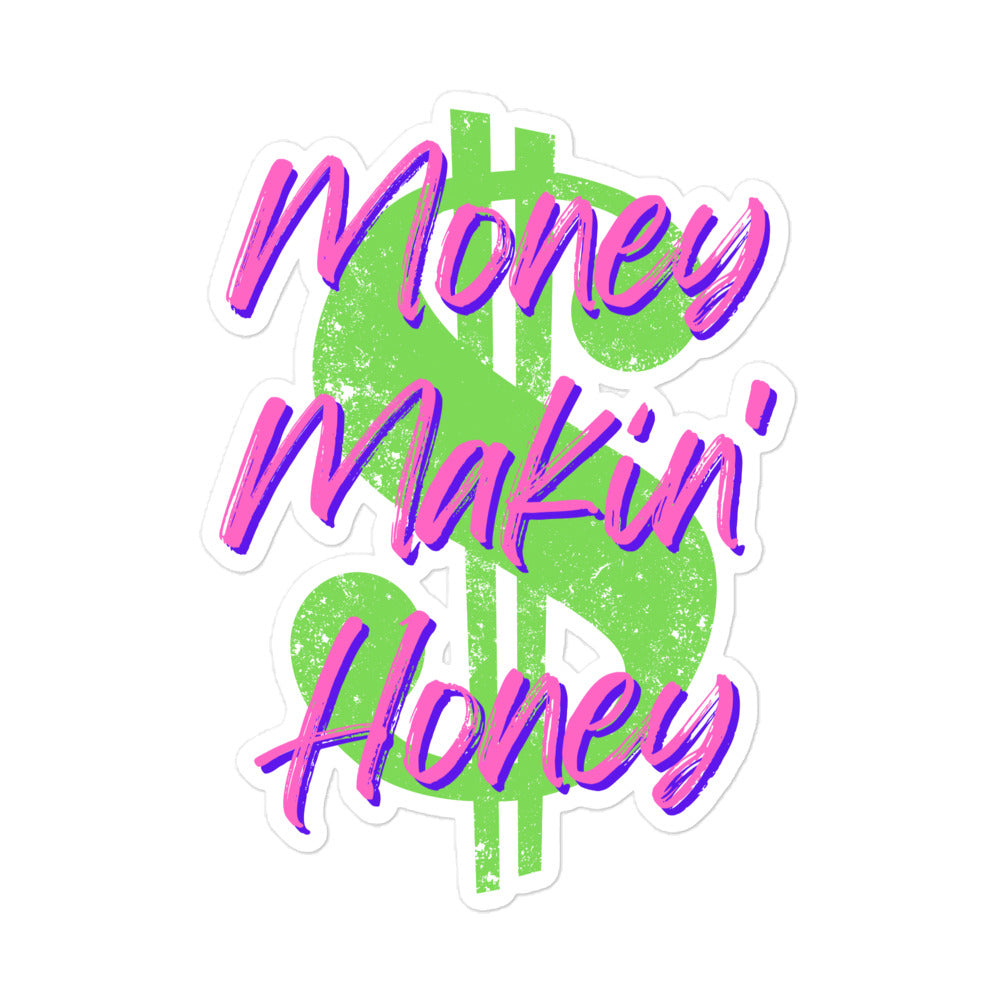 Money Makin' Honey Kiss-Cut Stickers