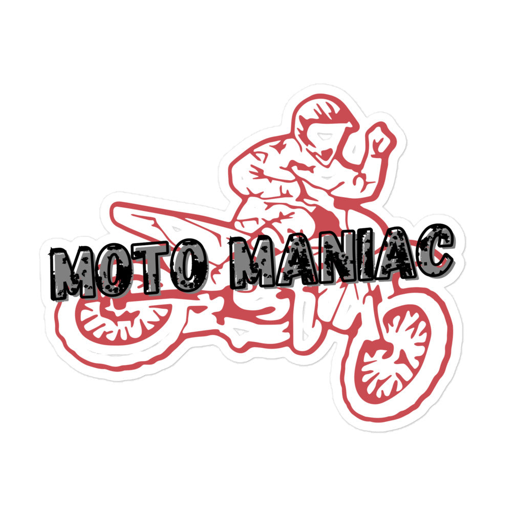 Moto Maniac Kiss-Cut Stickers
