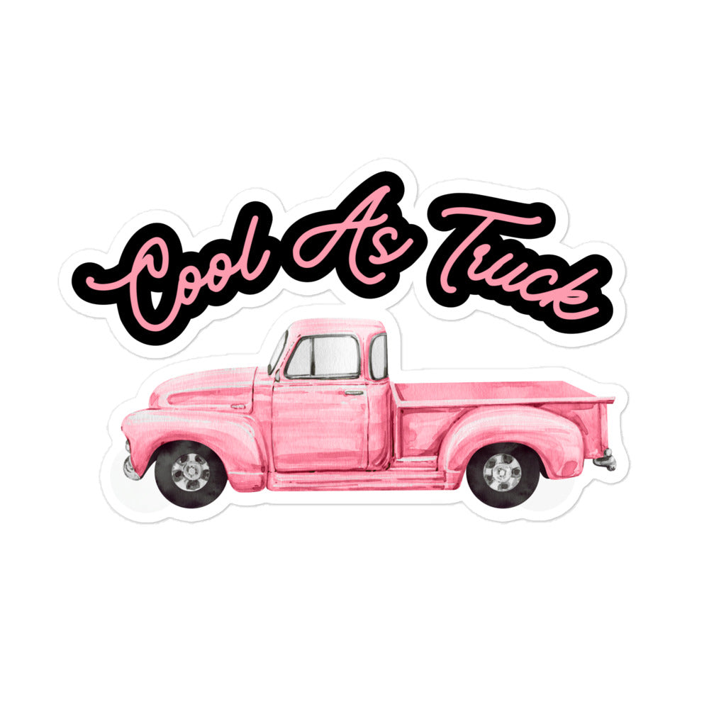 Cool As Truck Kiss-Cut Stickers