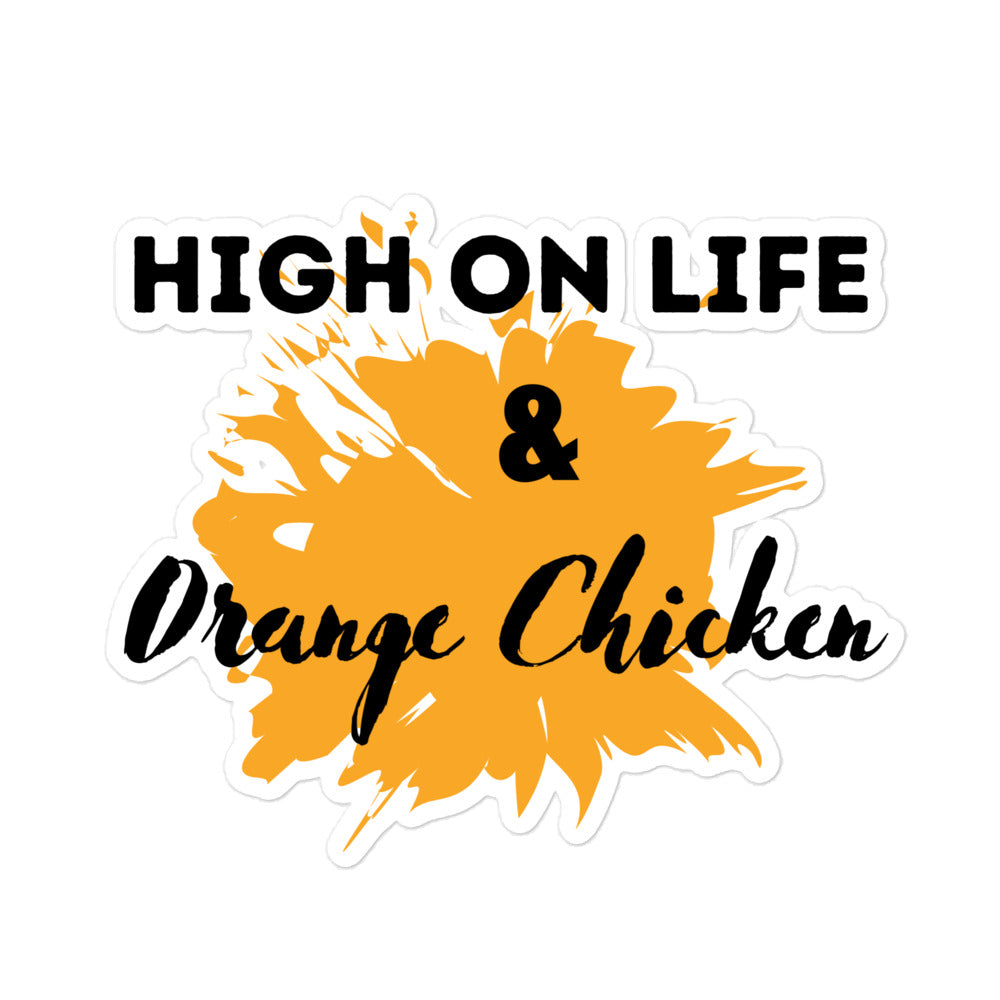 High On Life & Orange Chicken Kiss-Cut Stickers