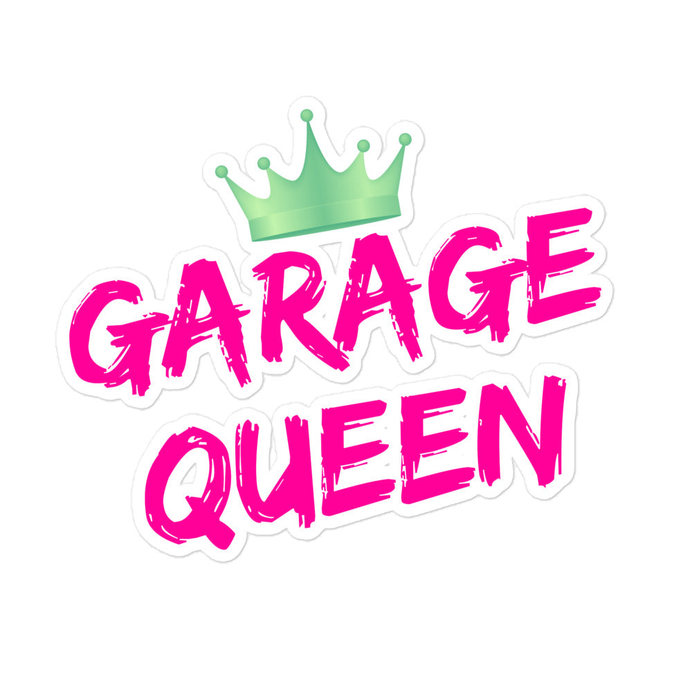 Garage Queen Kiss-Cut Stickers