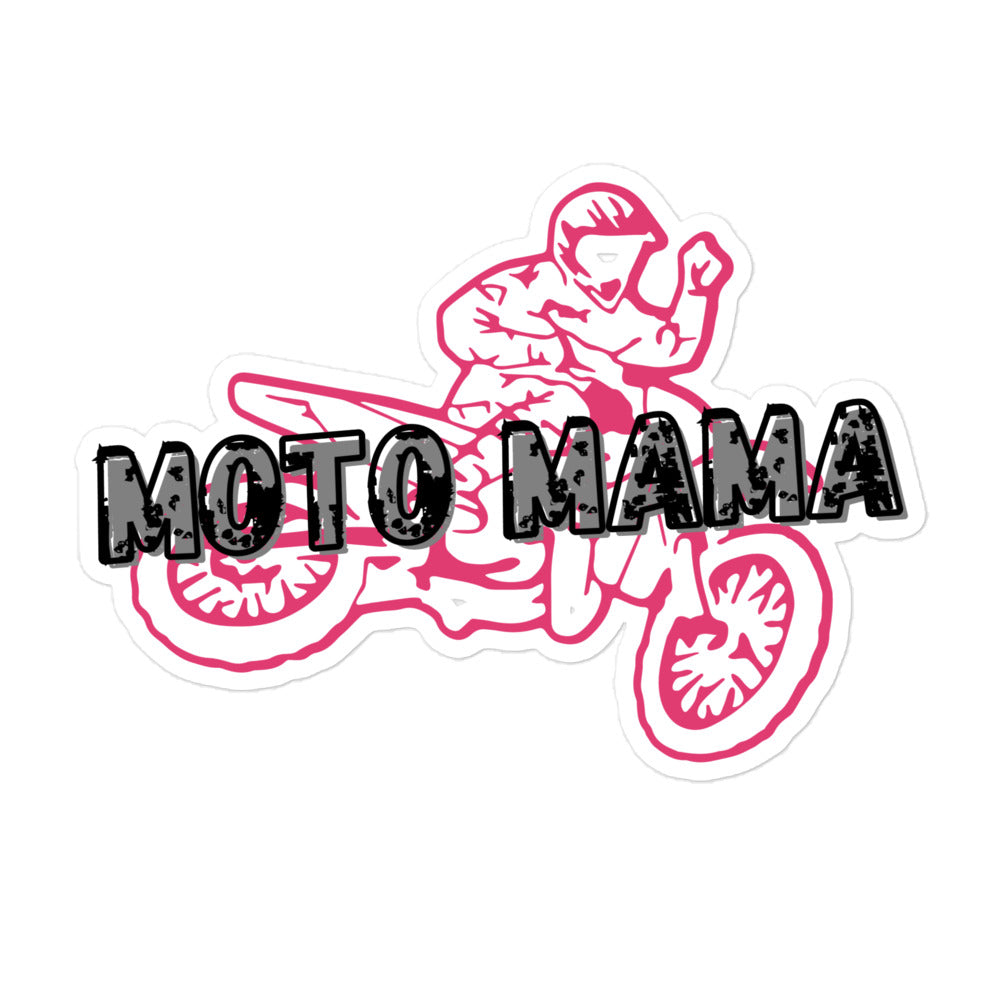 Moto Mama Kiss-Cut Stickers