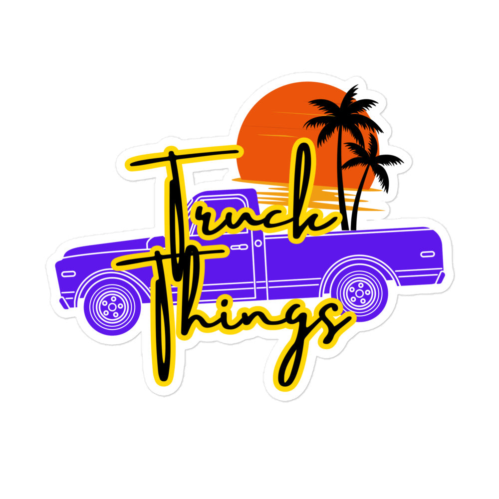 Truck Things Kiss-Cut Stickers