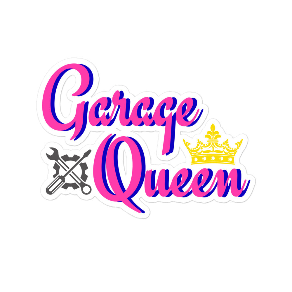 Garage Queen Kiss-Cut Stickers