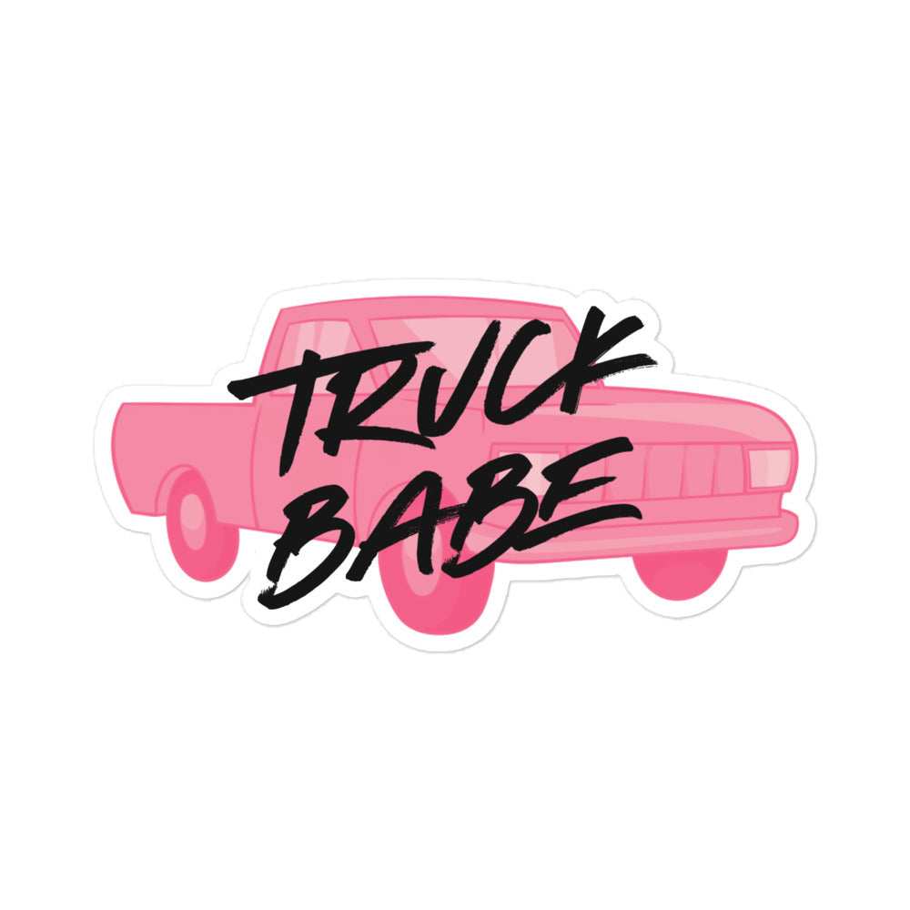 Truck Babe Kiss-Cut Stickers