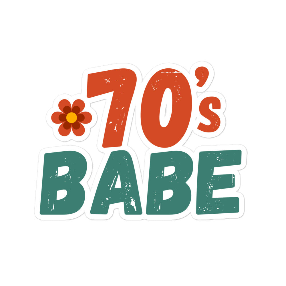 70's Babe Kiss-Cut Stickers