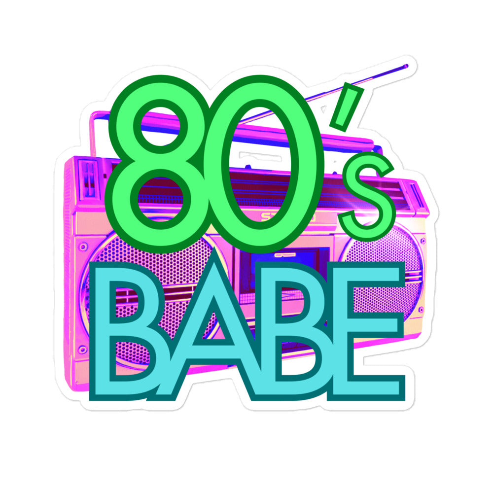 80's Babe Kiss-Cut Stickers