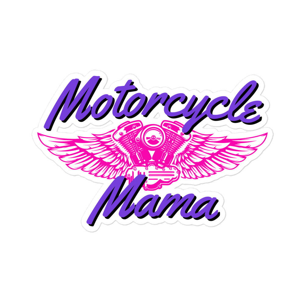 Motorcycle Mama Kiss-Cut Stickers