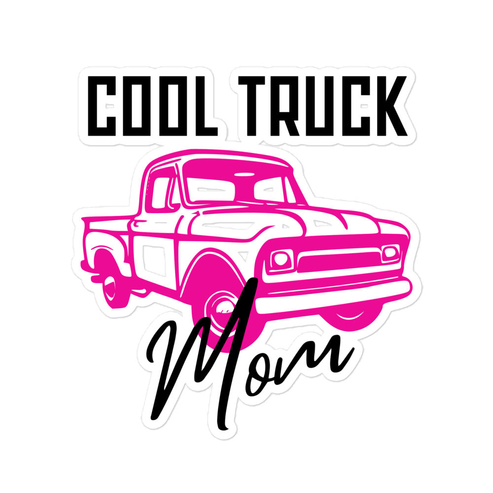 Cool Truck Mom Kiss-cut Stickers