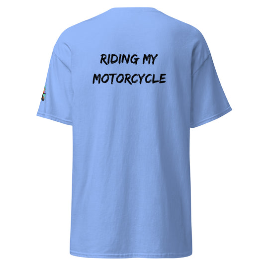 I'm Busy Riding My Motorcycle Unisex Heavy Classic Tee