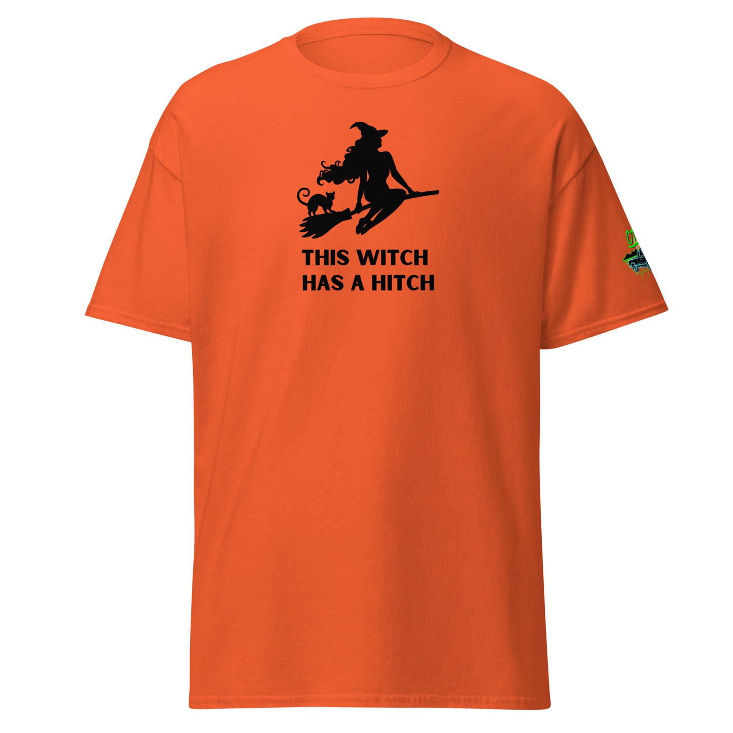 This Witch Has A Hitch Unisex Heavy Classic Tee