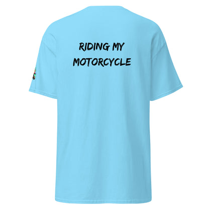 I'm Busy Riding My Motorcycle Unisex Heavy Classic Tee