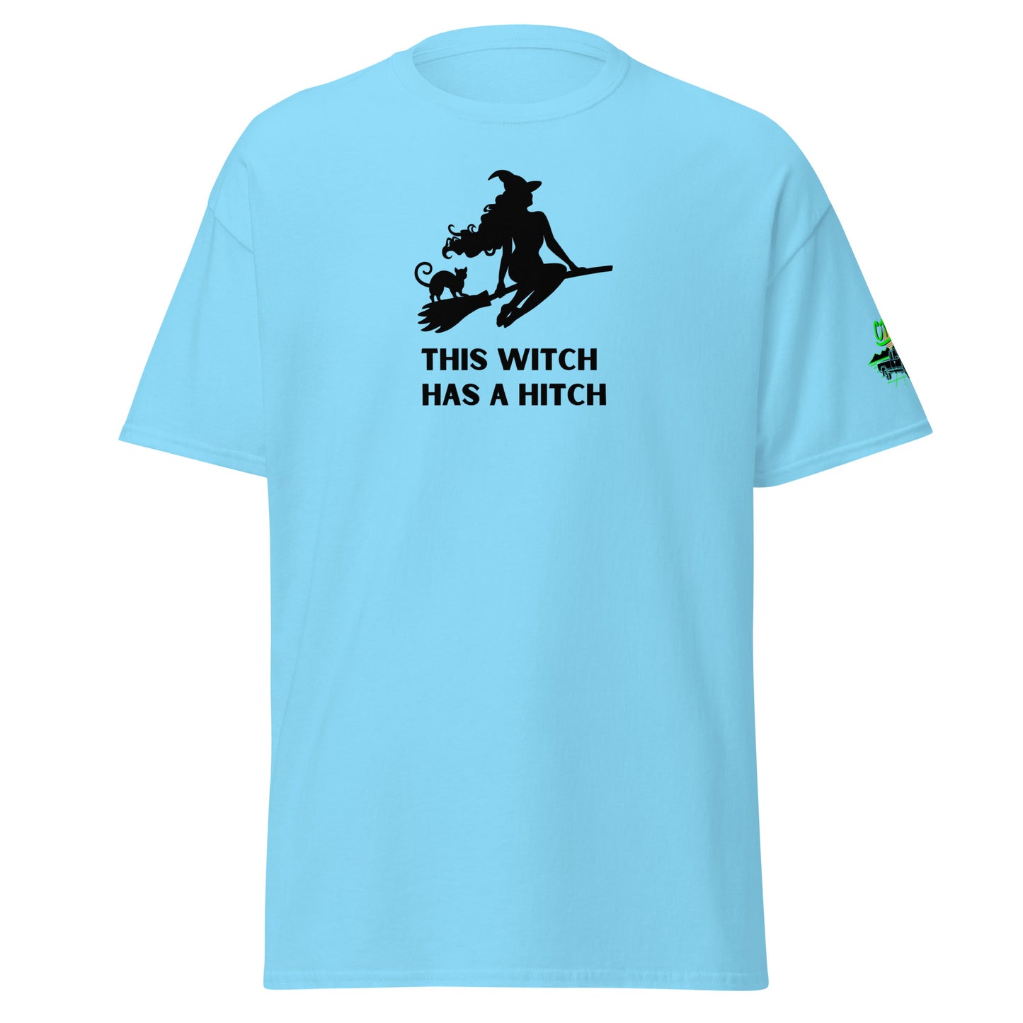 This Witch Has A Hitch Unisex Heavy Classic Tee