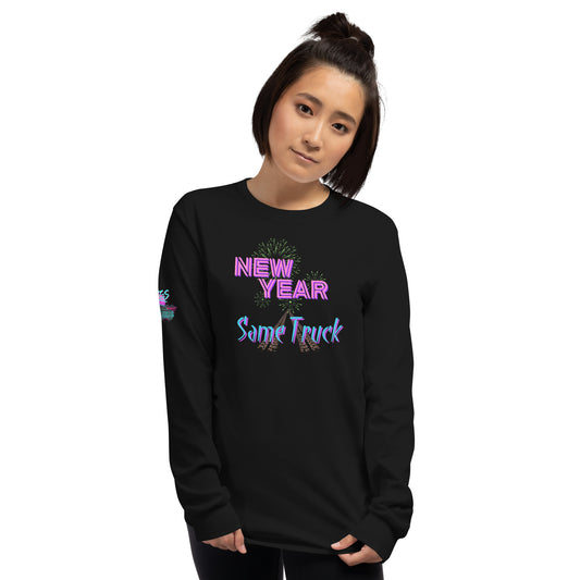 New Year Same Truck Unisex Long Sleeve Heavy Tee