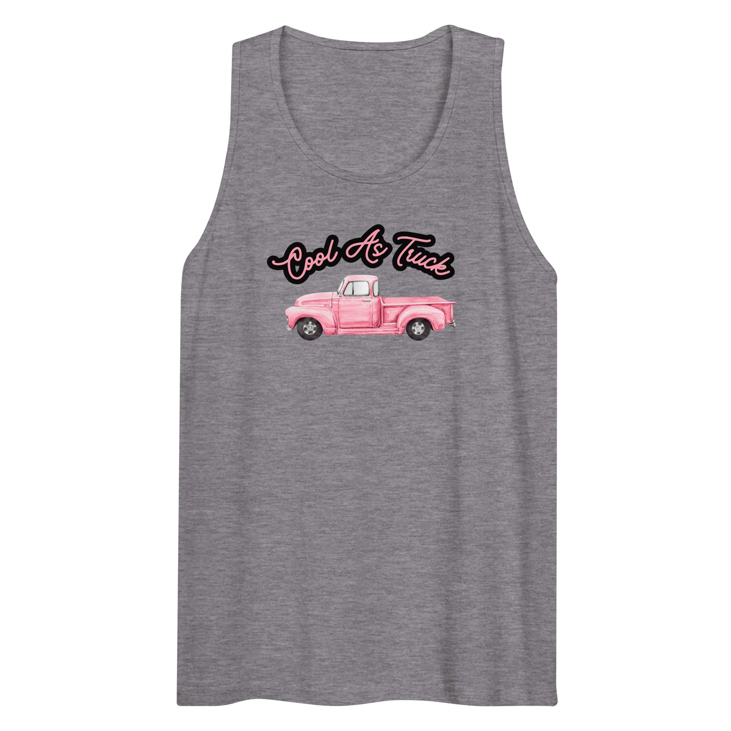 Cool As Truck Unisex Premium Tank Top