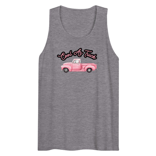 Cool As Truck Unisex Premium Tank Top