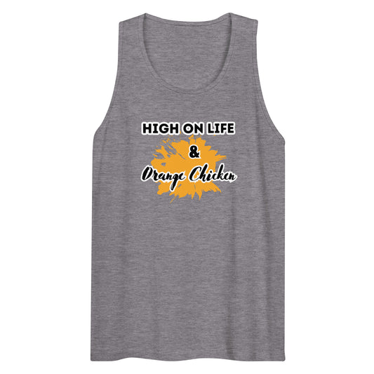 High On Life & Orange Chicken Unisex Premium Tank Top