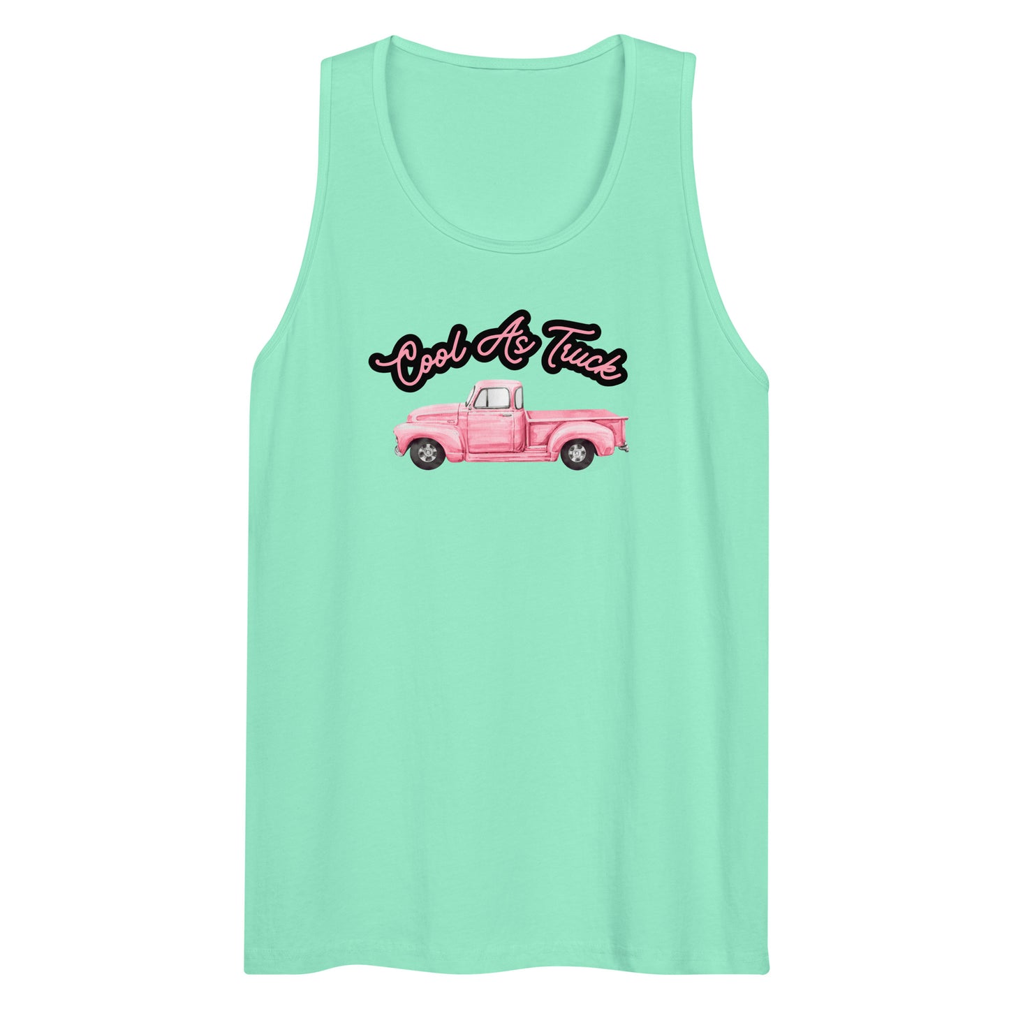 Cool As Truck Unisex Premium Tank Top