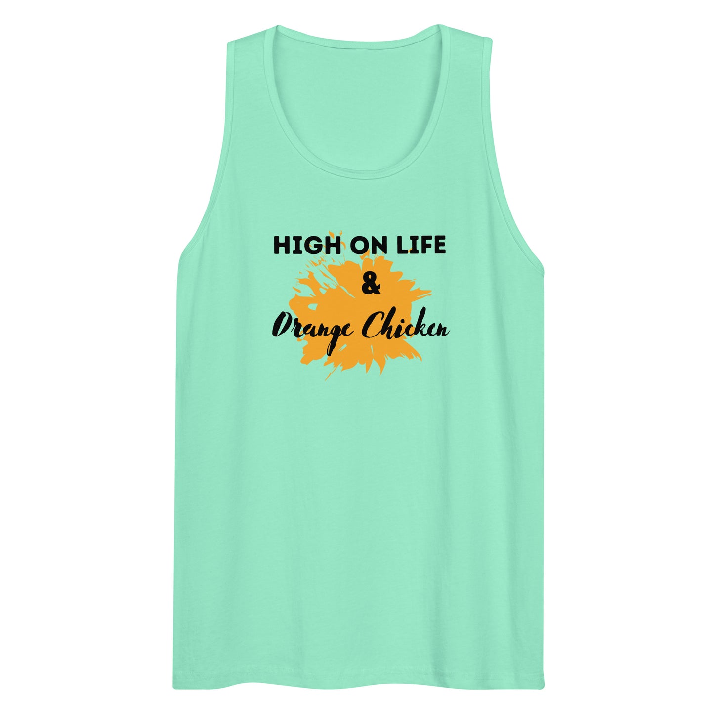 High On Life & Orange Chicken Unisex Premium Tank Top