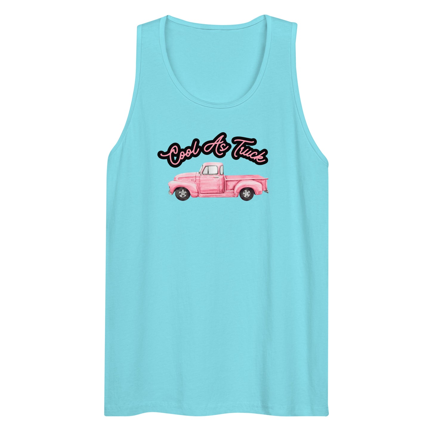 Cool As Truck Unisex Premium Tank Top