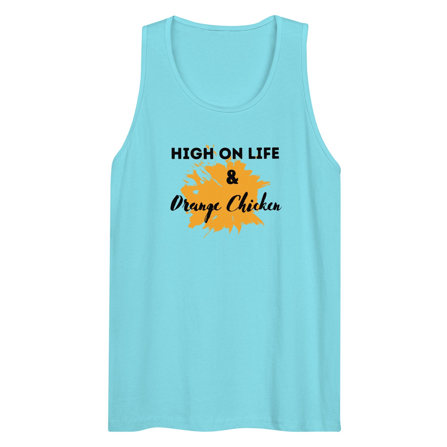 High On Life & Orange Chicken Unisex Premium Tank Top