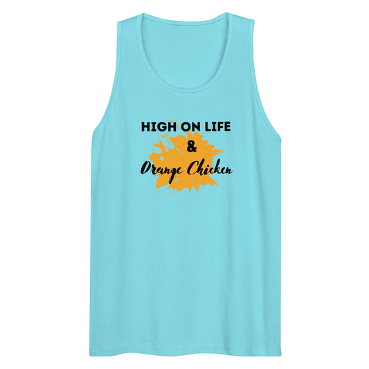 High On Life & Orange Chicken Unisex Premium Tank Top