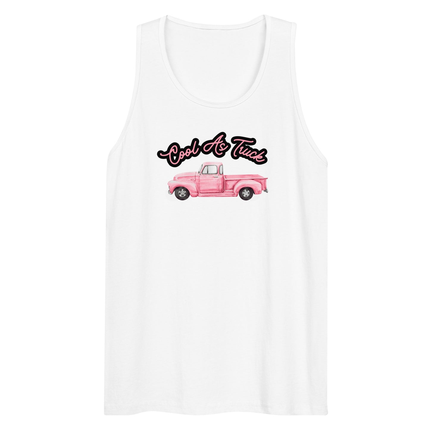 Cool As Truck Unisex Premium Tank Top